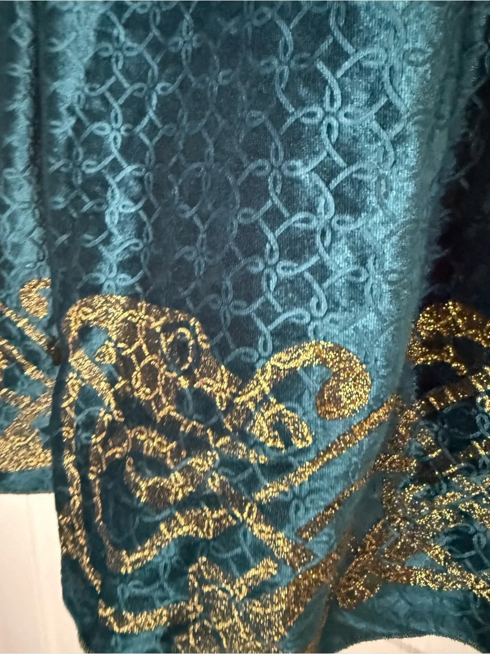 Disney Princess Merida Brave Teal and Gold Dress Costume
